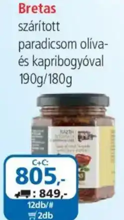 ÁRKLUB Bretas szárított paradicsom ajánlat