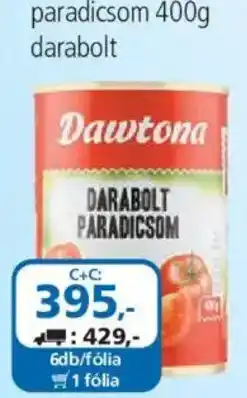 ÁRKLUB Dawtona darabolt paradicsom ajánlat