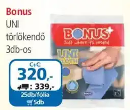 ÁRKLUB Bonus törölkendő ajánlat