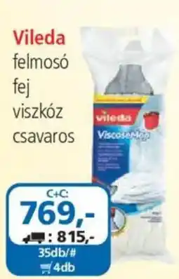 ÁRKLUB Vileda felmosó fej viszkóz csavaros ajánlat