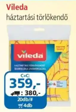ÁRKLUB Vileda háztartási törlőkendő ajánlat