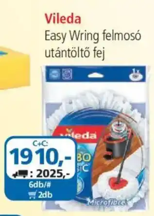 ÁRKLUB Vileda easy wring felmosó utántöltő fej ajánlat