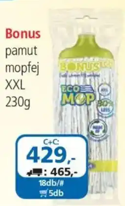 ÁRKLUB Bonus pamut mopfej ajánlat