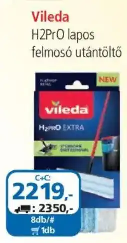 ÁRKLUB Vileda H2Pro lapos felmosó utántöltő ajánlat