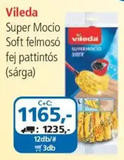 ÁRKLUB Vileda super mocio soft felmosó fej pattintós ajánlat