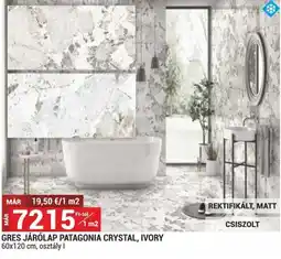 Merkury Market Gres jarolap patagonia crystal, ivory ajánlat