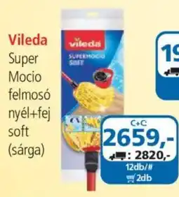 ÁRKLUB Vileda super mocio felmosó nyél+fej soft ajánlat
