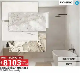 Domino gres járólap amazonia