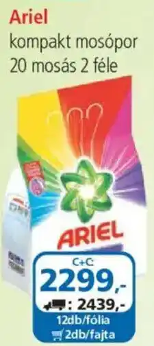 ÁRKLUB Ariel kompakt mosópor ajánlat