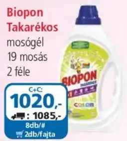 ÁRKLUB Biopon takarékos mosógél ajánlat