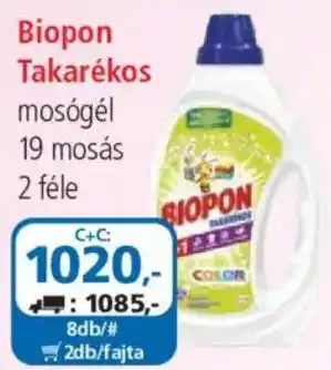 ÁRKLUB Biopon takarékos mosógél ajánlat