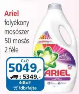 ÁRKLUB Ariel folyékony mosószer ajánlat