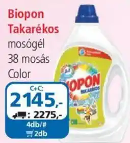 ÁRKLUB Biopon takarékos mosógél ajánlat