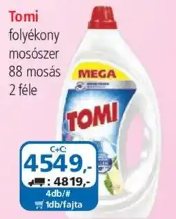 ÁRKLUB Tomi folyékony mosószer ajánlat