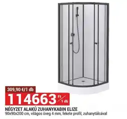 Merkury Market Elize négyzet alakú zuhanykabin ajánlat