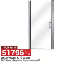 Merkury Market Zuhanykabin ajtó samos ajánlat