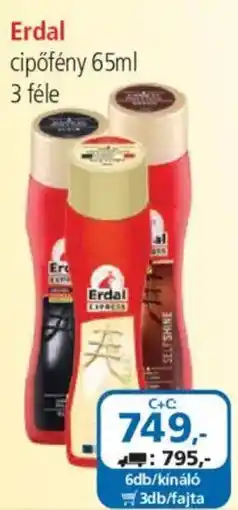 ÁRKLUB Erdal cipőfénym ajánlat