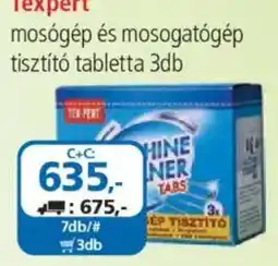 ÁRKLUB Texpert mosógép és mosogatógép tisztító tabletta ajánlat