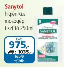 ÁRKLUB Sanytol higiénikus mosógéptisztító ajánlat