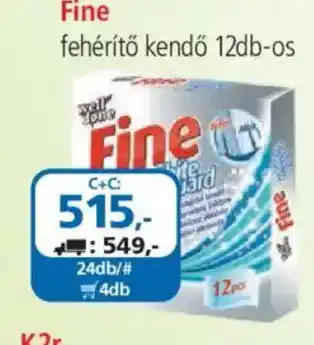 ÁRKLUB Fine fehérítő kendő ajánlat