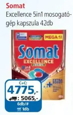 ÁRKLUB Somat excellence 5in1 mosogatogep kapszula ajánlat