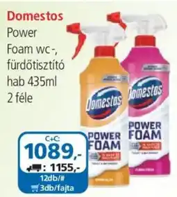 ÁRKLUB Domestos power foam wc- ajánlat