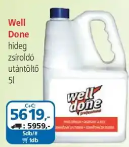 ÁRKLUB Well Done hideg zsíroldó ajánlat