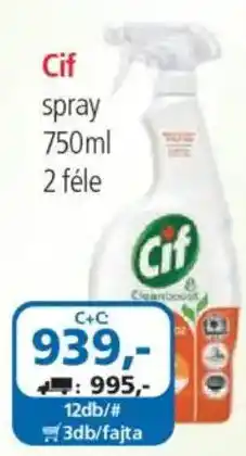 ÁRKLUB Cif spray ajánlat