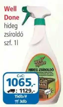 ÁRKLUB Well Done hideg zsíróló ajánlat