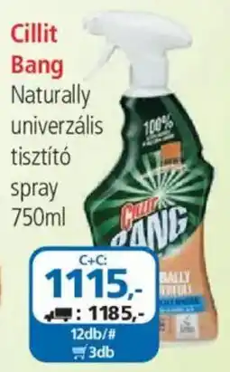ÁRKLUB Cillit bang naturally univerzalis tisztitó spray ajánlat