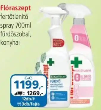 ÁRKLUB Flóraszept fertőtlenítő spray ajánlat