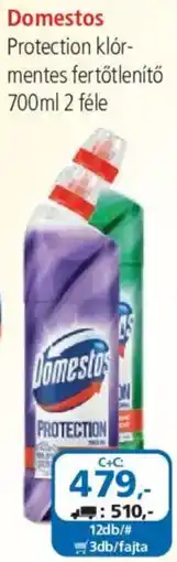 ÁRKLUB Domestos protection klórmementes fertőtlenítő ajánlat