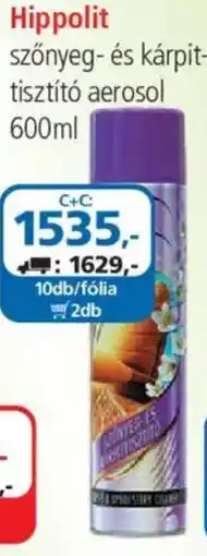 ÁRKLUB Hippolit szőnyeg- és kárpit-tisztító aerosol ajánlat