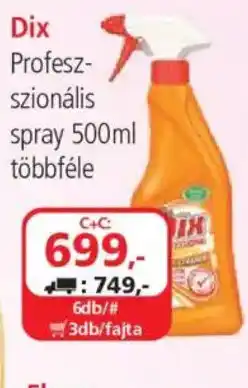 ÁRKLUB Dix profeszionális spray ajánlat
