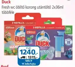 ÁRKLUB Duck fresh wc öblítő korong ajánlat
