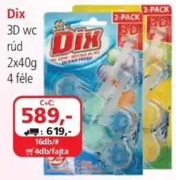 ÁRKLUB Dix 3d wc rúd ajánlat