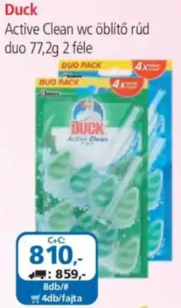 ÁRKLUB Duck active clean wc öblítő rúd ajánlat