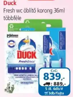 ÁRKLUB Duck fresh wc öblítő korong ajánlat
