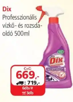 ÁRKLUB Dix professzionális vízkő- és rozsda-oldó ajánlat