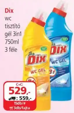 ÁRKLUB Dix wc tisztító gél ajánlat