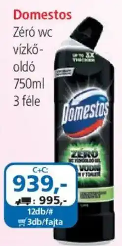 ÁRKLUB Domestos zéró wc vízkő-oldó ajánlat