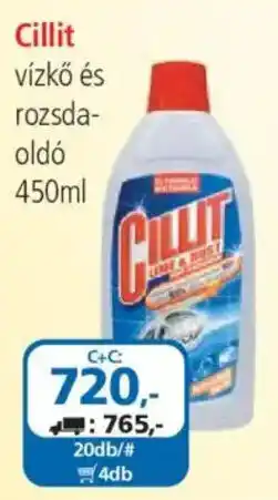 ÁRKLUB Cillit vízkő és rozsda-oldó ajánlat