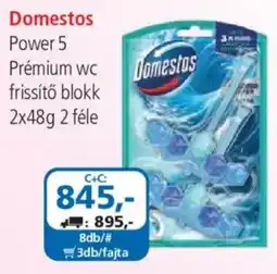 ÁRKLUB Domestos Power 5 Prémium wc frissítő blokk ajánlat