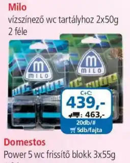 ÁRKLUB Milo wc frissítő blokk ajánlat