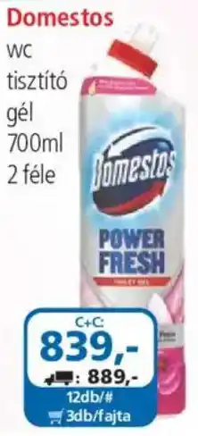 ÁRKLUB Domestos wc tisztító gél ajánlat