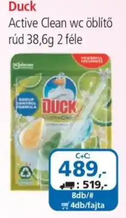 ÁRKLUB Duck active clean wc öblítő ajánlat