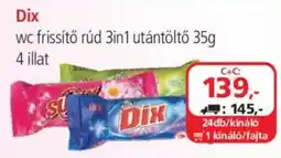 ÁRKLUB Dix wc frissítő rúd ajánlat