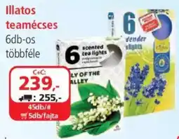 ÁRKLUB C+C illatos teamécses ajánlat