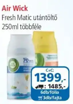 ÁRKLUB Air Wick Fresh Matic utántöltő ajánlat