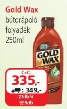 ÁRKLUB Gold Wax bútórapoló folyadék ajánlat